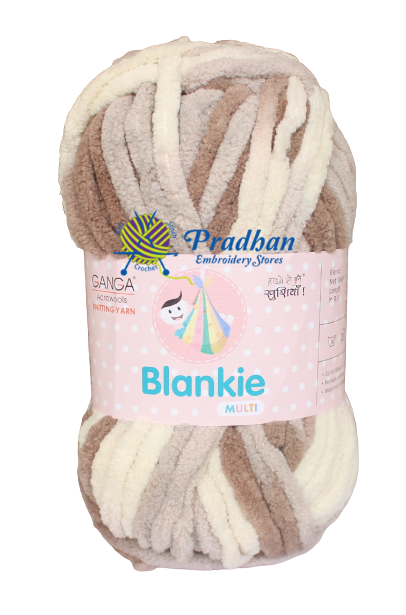 Sewing & Craft, MULTICOLOR THICK BLANKET YARN GANGA BLANKIE SUPER SOFT  EASYKNIT CHUNKY PRETTY COLOR PREMIUM QUALITY For Crochet And Kniting